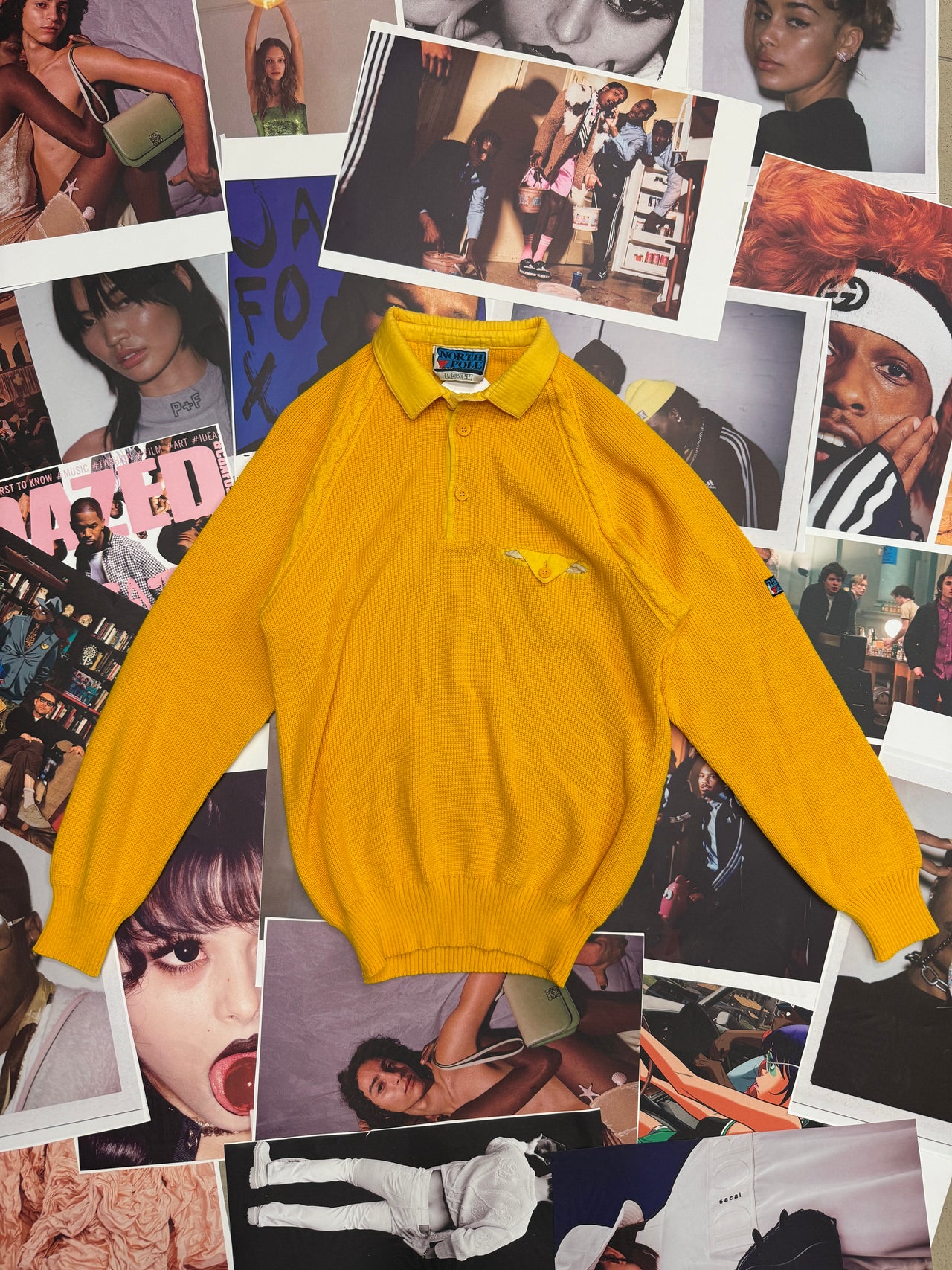 (L) North Pole svetr žlutý polo