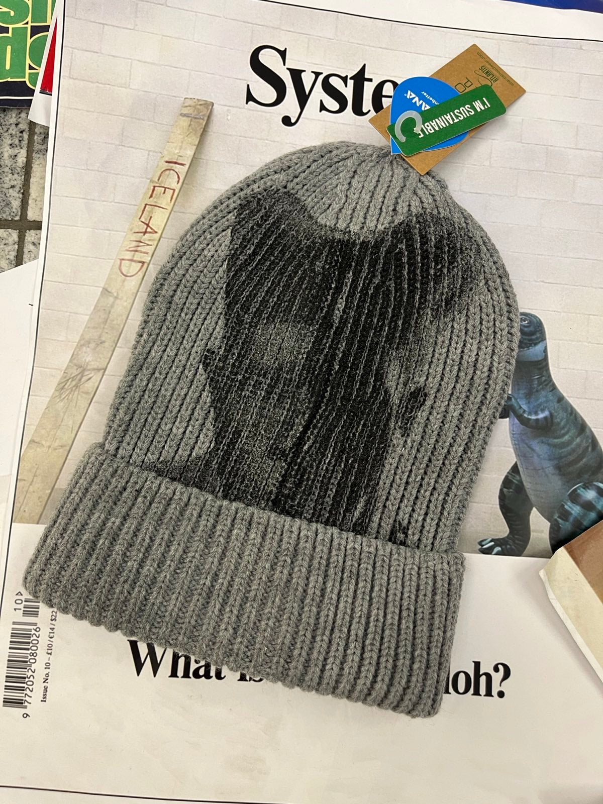 1of1 kulich se sítotiskem Tyler, the Creator šedý