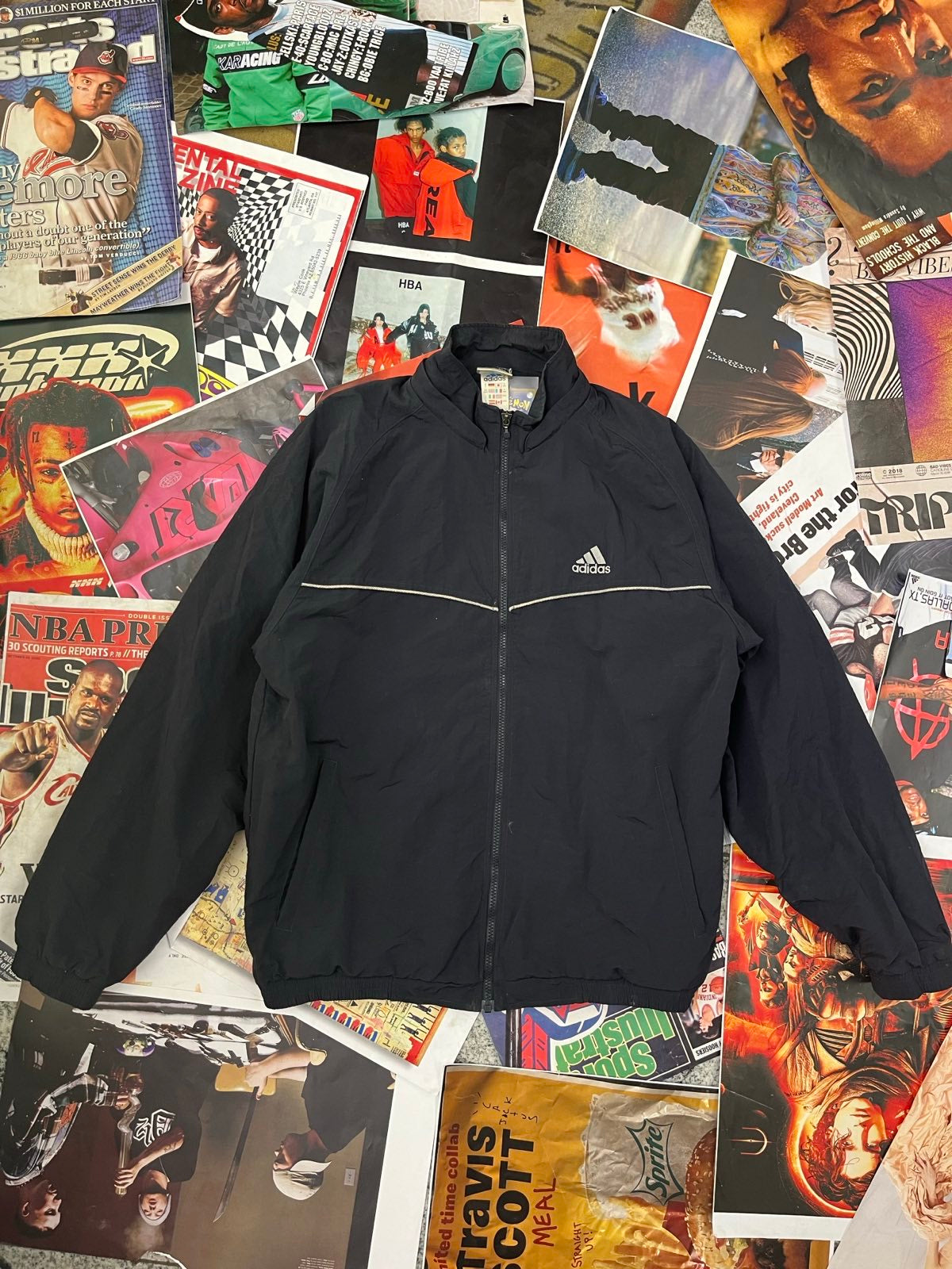 (L) Adidas bunda černá