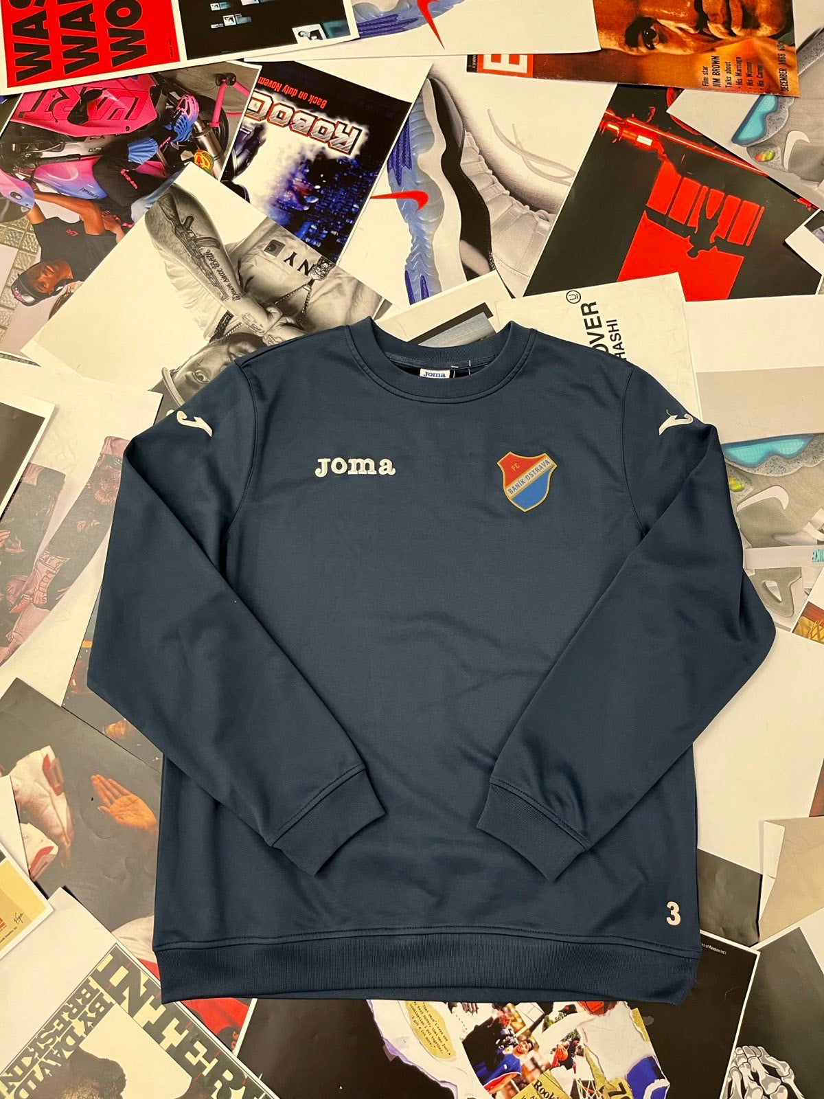 (M) Baník Joma crewneck tmavě modrý
