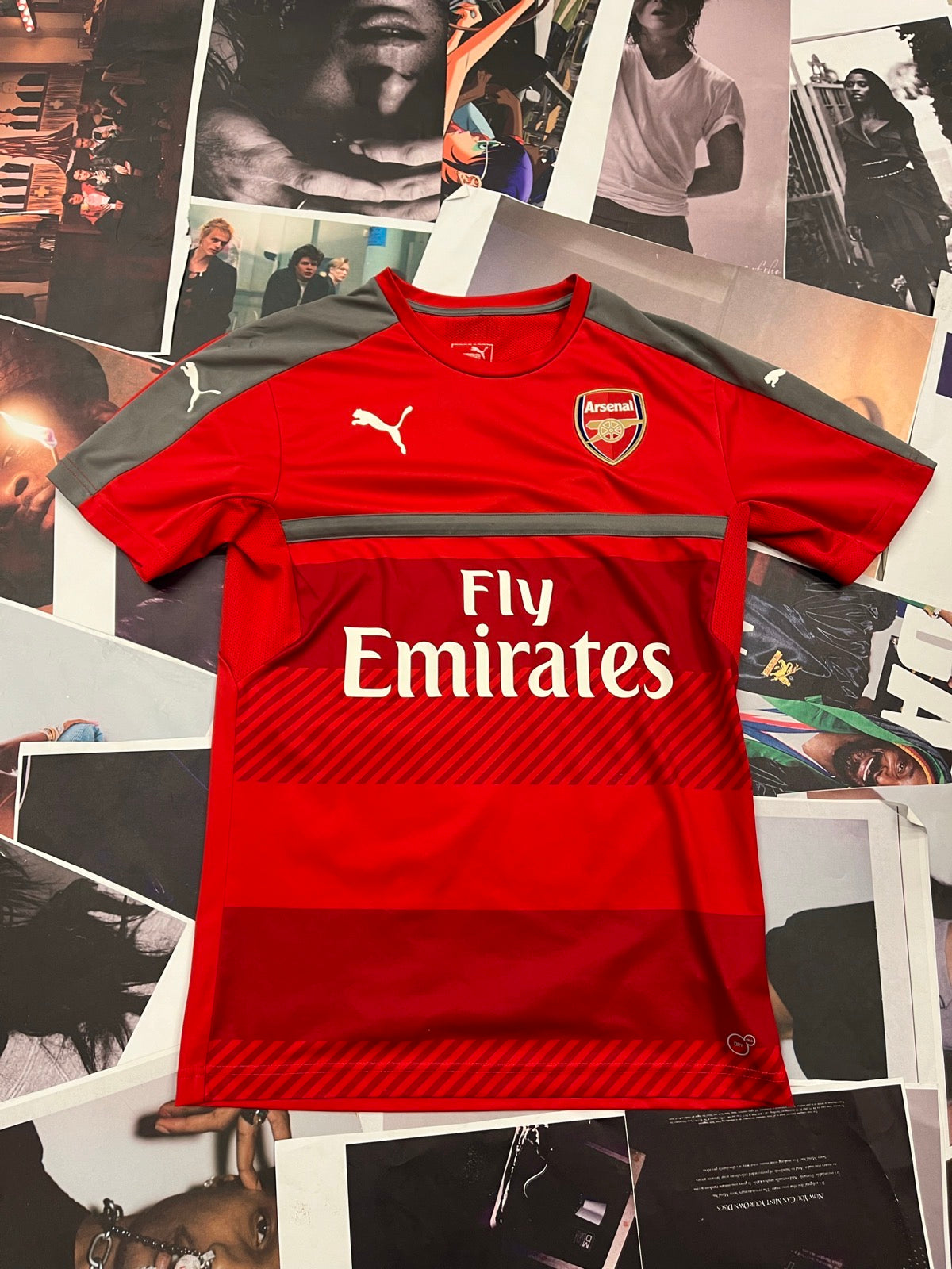 (M) Puma Arsenal fly emirates červený