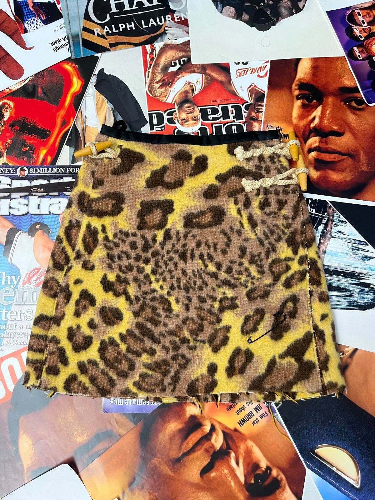 Needles SUKNĚ gepardí vzor z vlny S