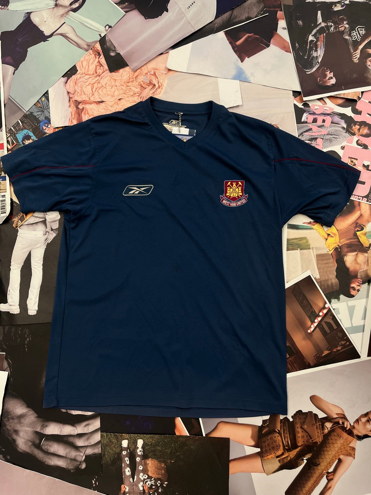 (XL) Reebok West Ham United tmavě modrý fotbalový dres