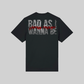 Udržitelné triko černé Dennis Rodman / Vt DIY lab.