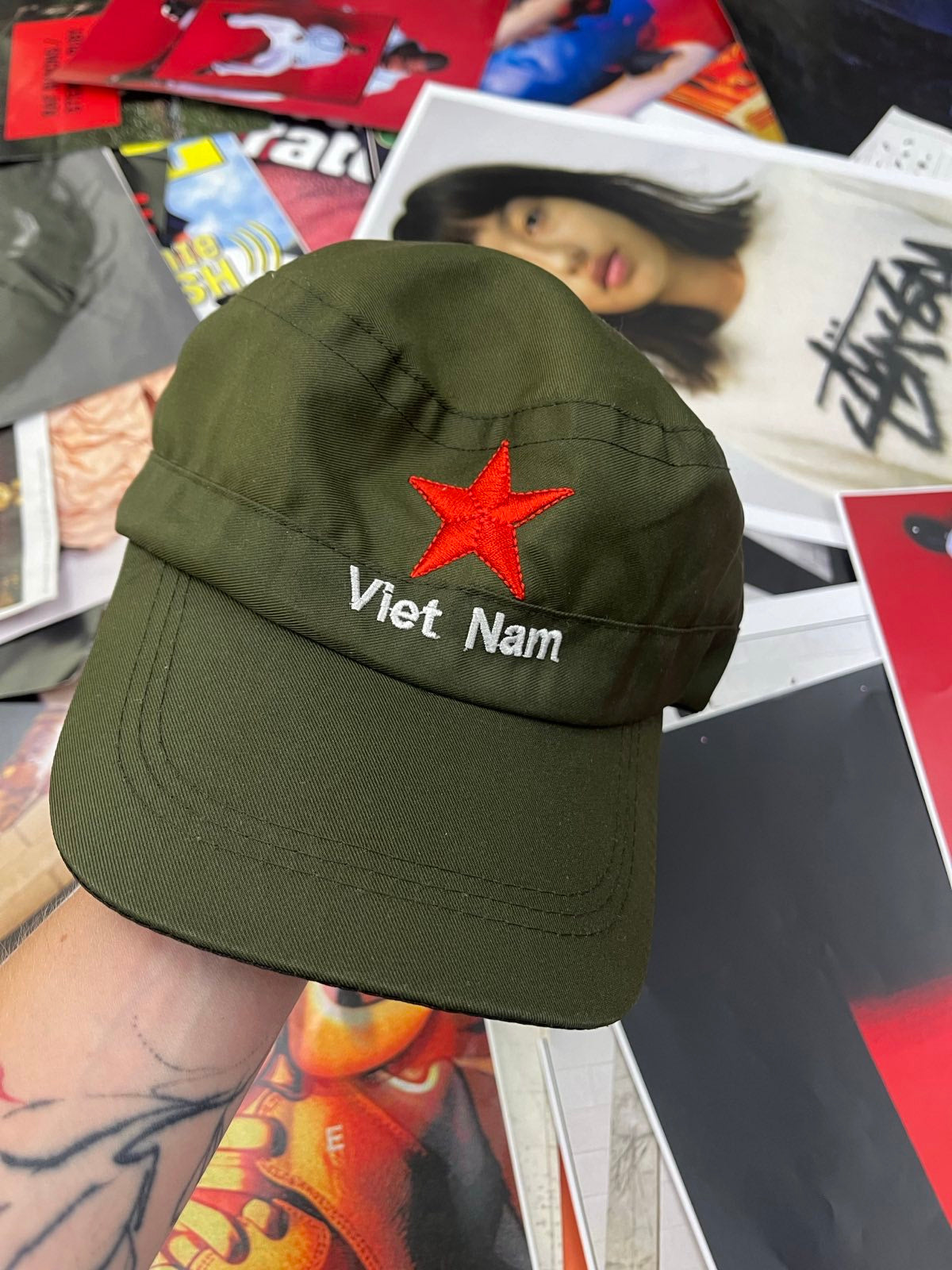 Kšiltovka Viet Nam khaki