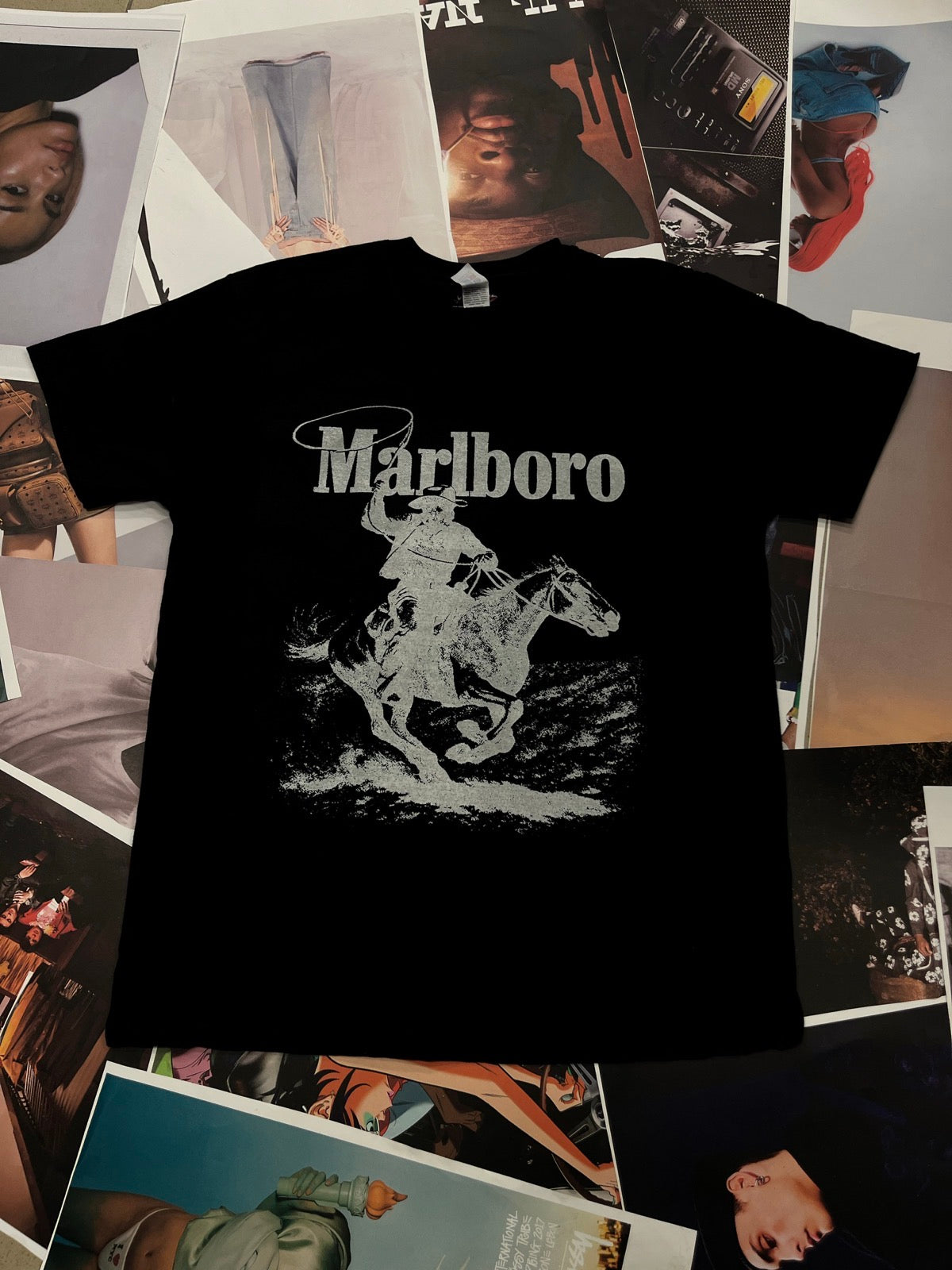 Bootleg triko černé Marlboro