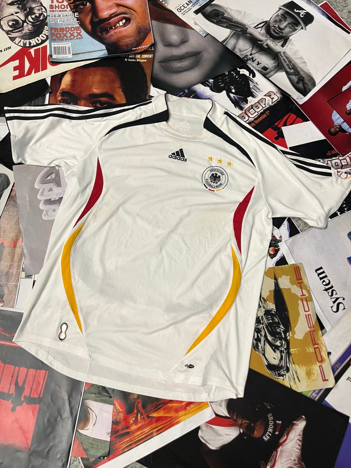 (XL) Adidas Dres Německo bílý