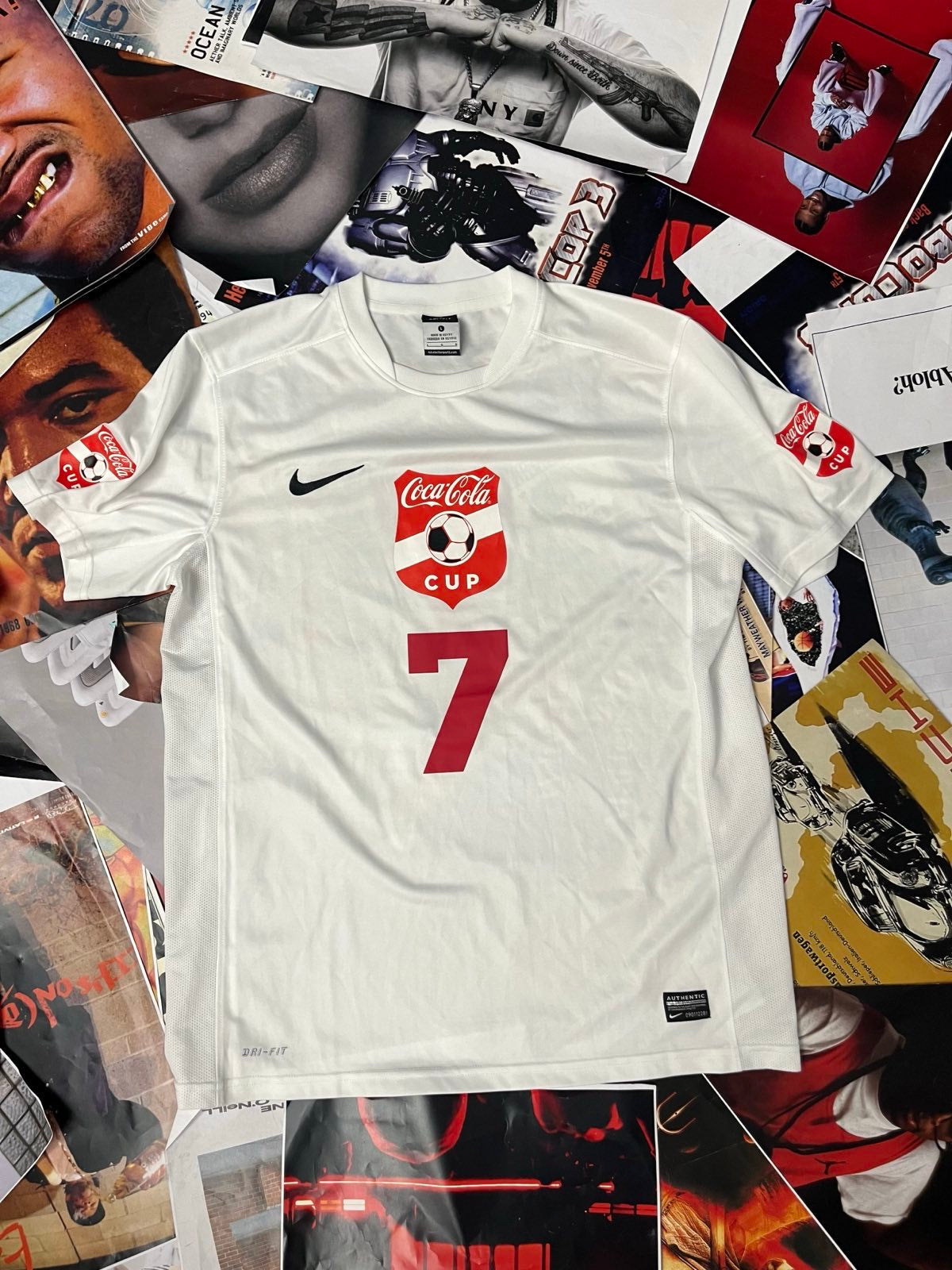 (L) Nike x Coca Cola DRES bílo červený 7