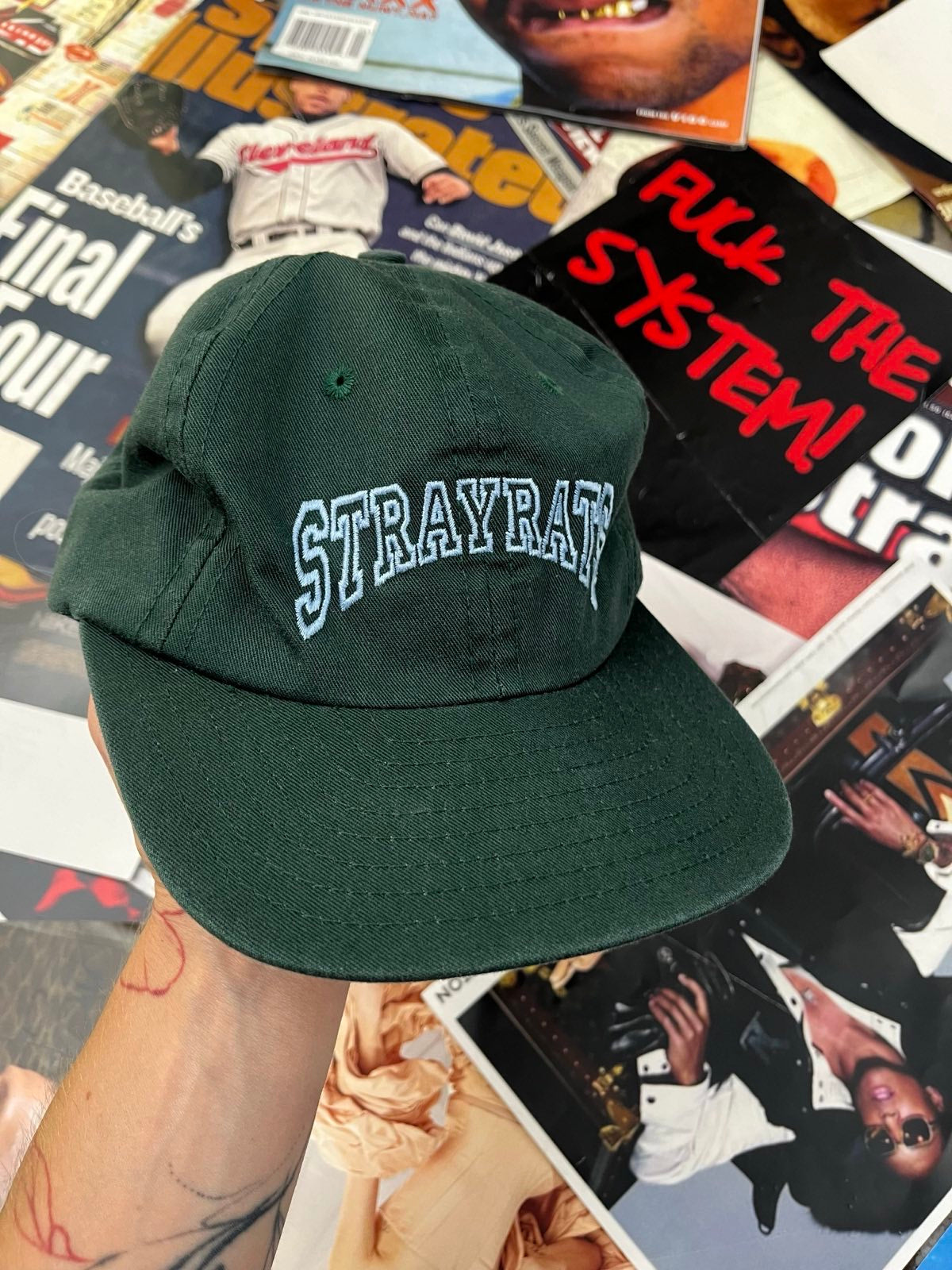 Kšiltovka Strayrats tmavě zelená