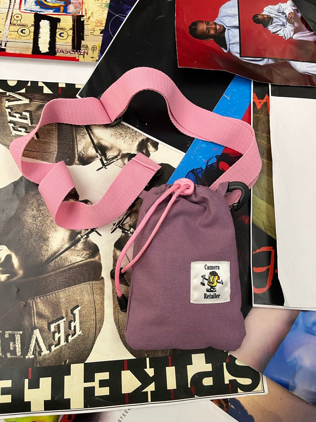 Taštička na foťák - růžová