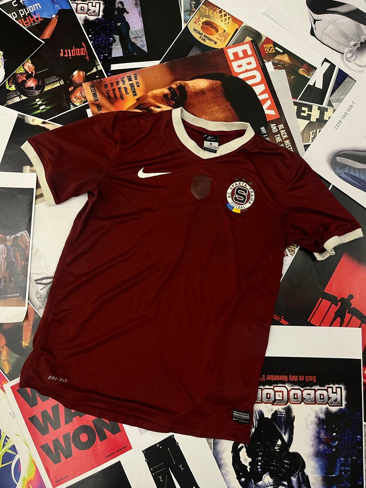 Sparta Praha x Nike DRES bordový M