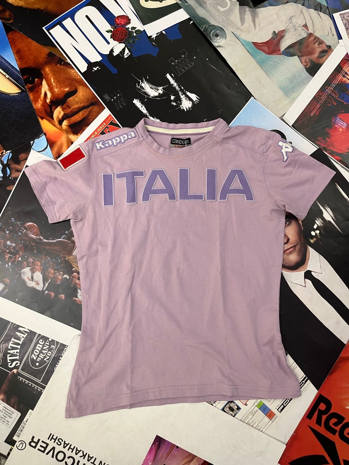 (S) Kappa TRIKO dámské světle fialové s nápisem ITALIA