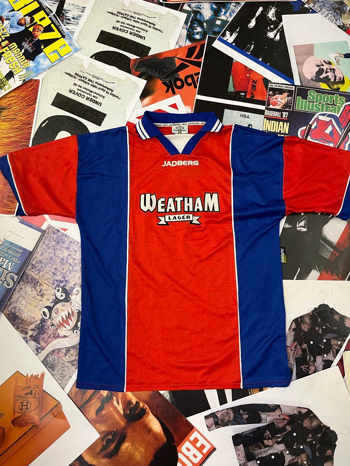 (XL) Dres červeno-modrý Weatham