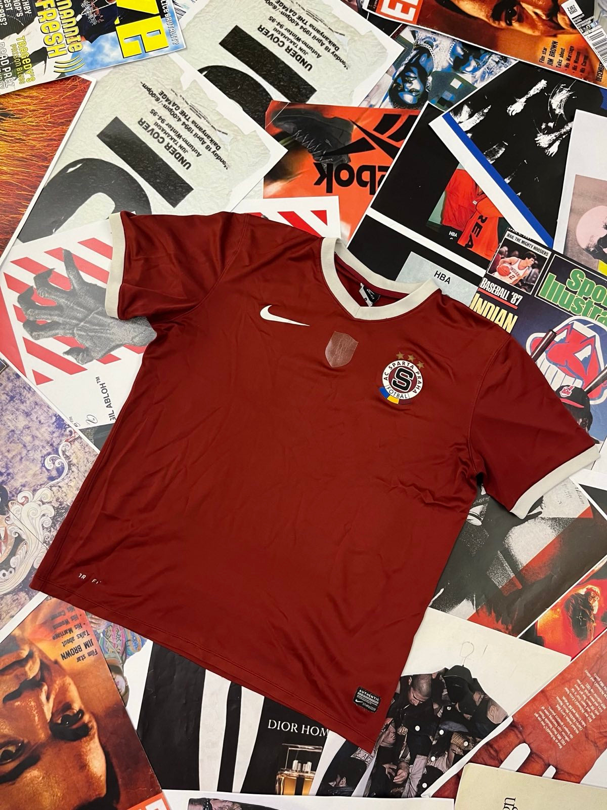 (L) Nike Sparta praha dres vínový