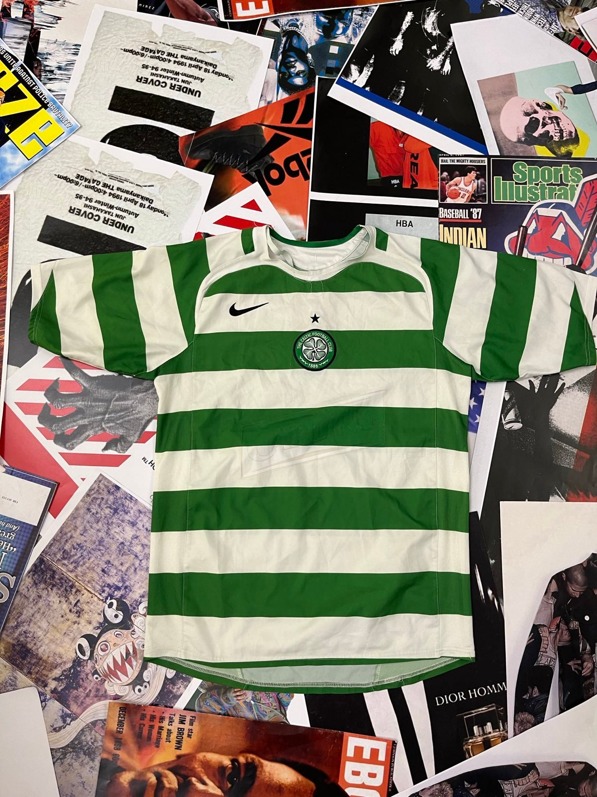 (S) Nike Celtic dres zeleno-bílý pruhovaný