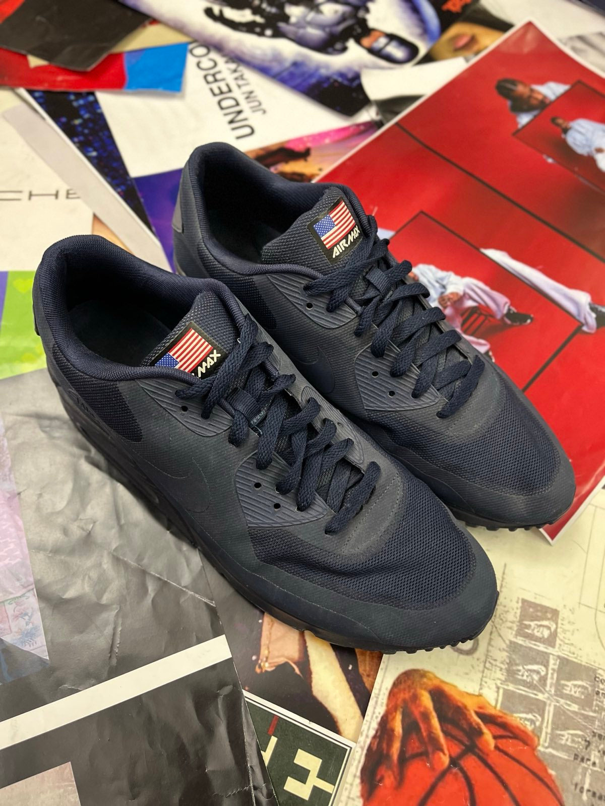 (46) Nike AirMax boty modré 90s Independant Day