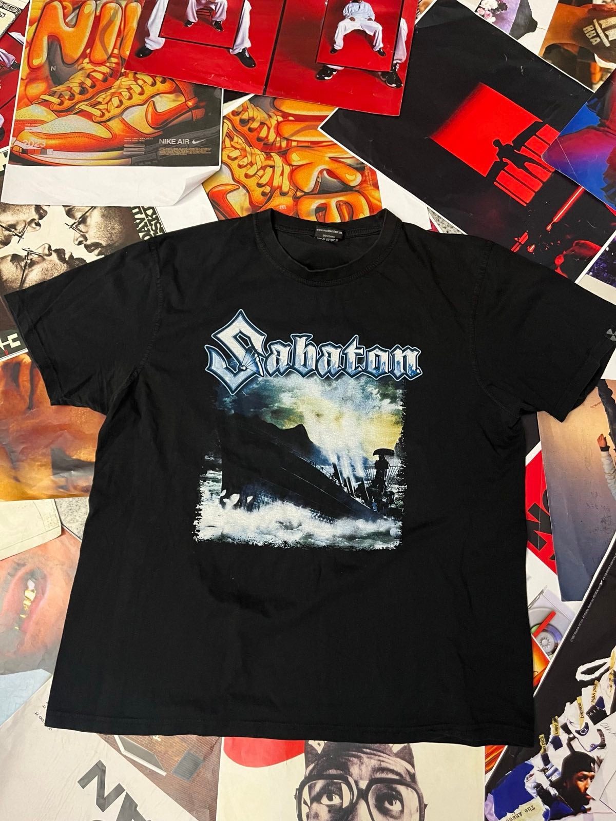 (2XL) Blasty Merch TRIKO černé s potiskem Sabaton 2011