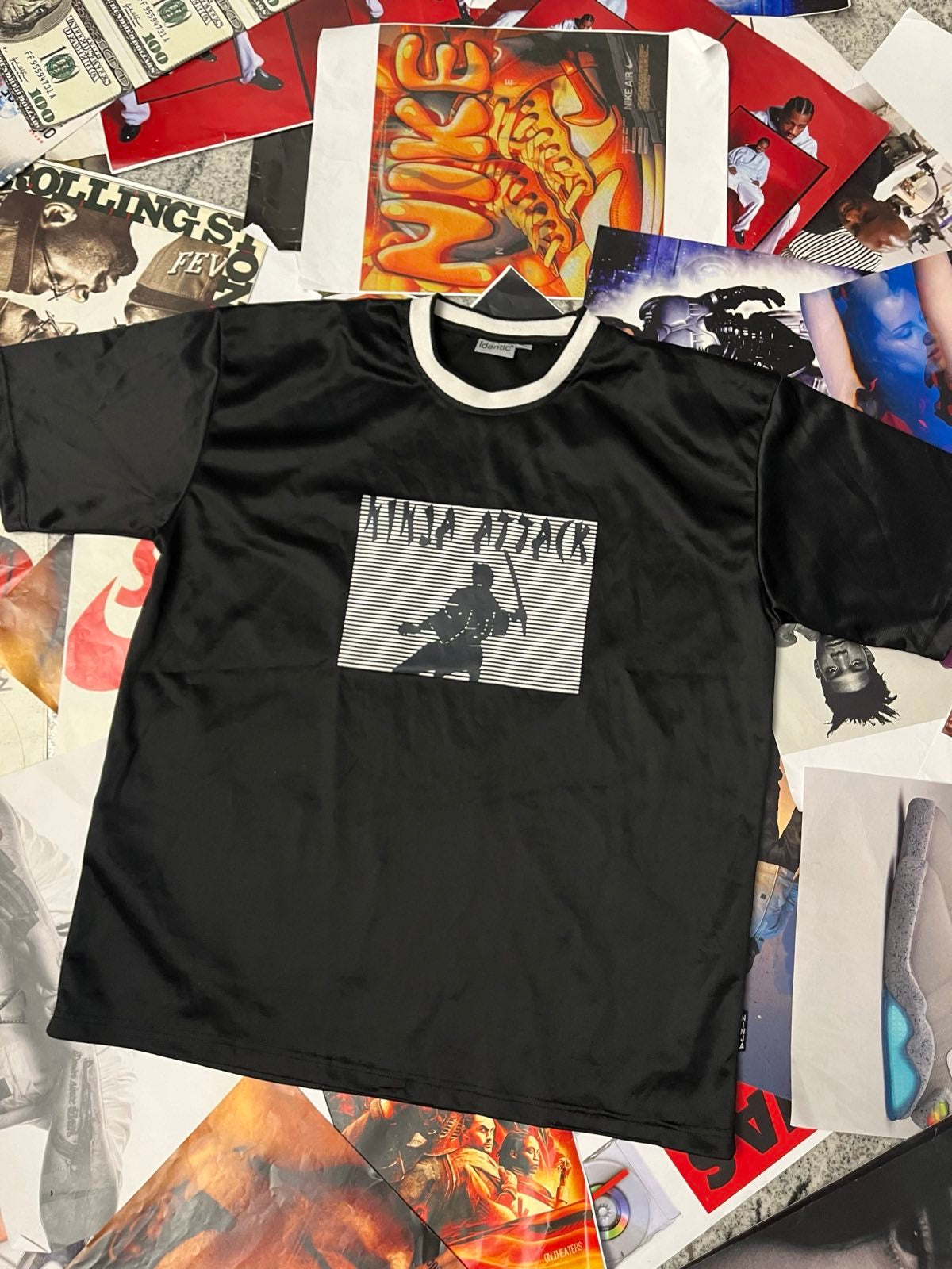 (2XL) Identic DRES černý Ninja Attack