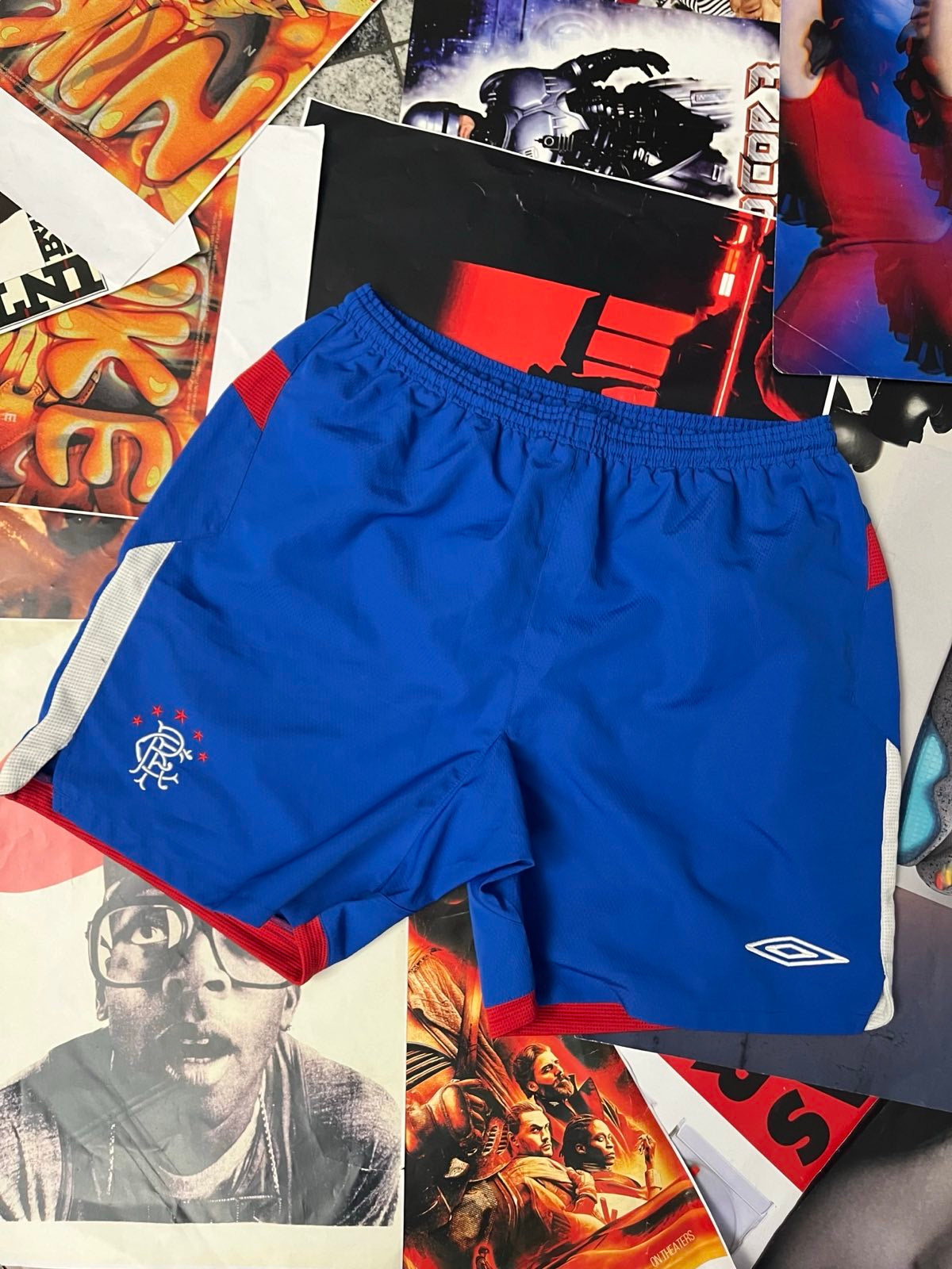 (L) Umbro x kraťasy modré pánské