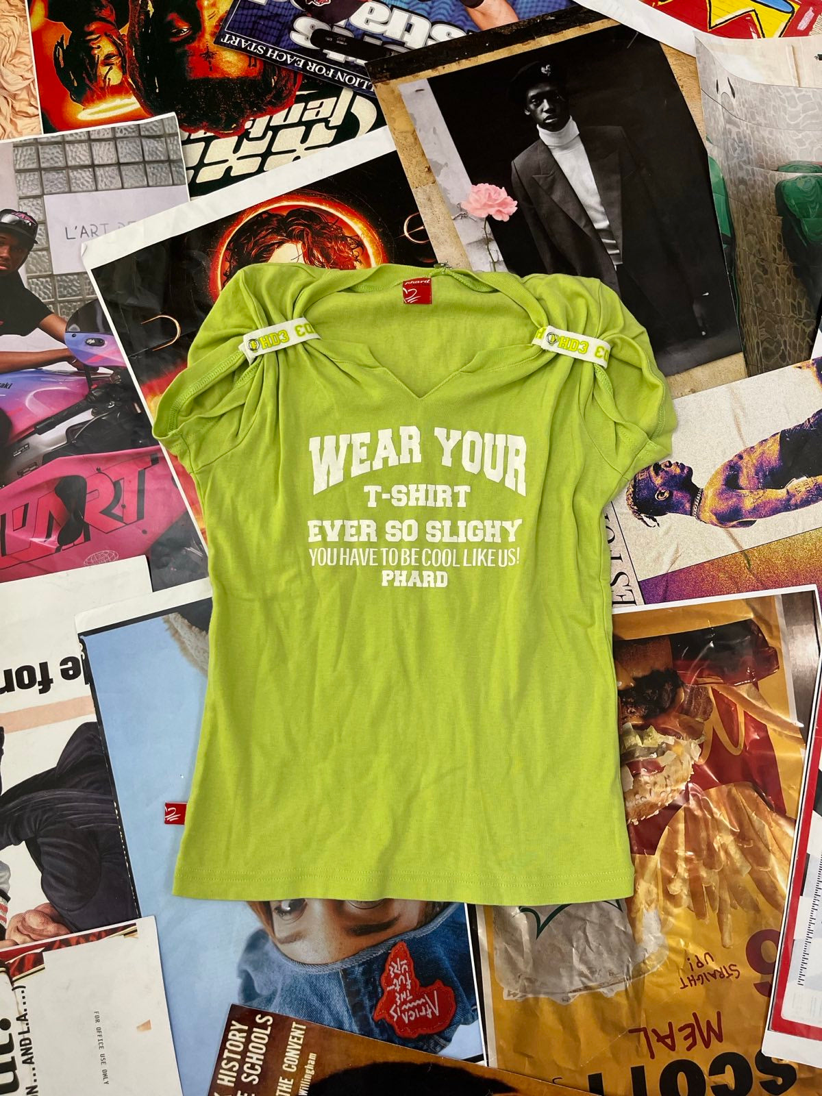 (XS) PHARD top limetkový Wear your T-shirt