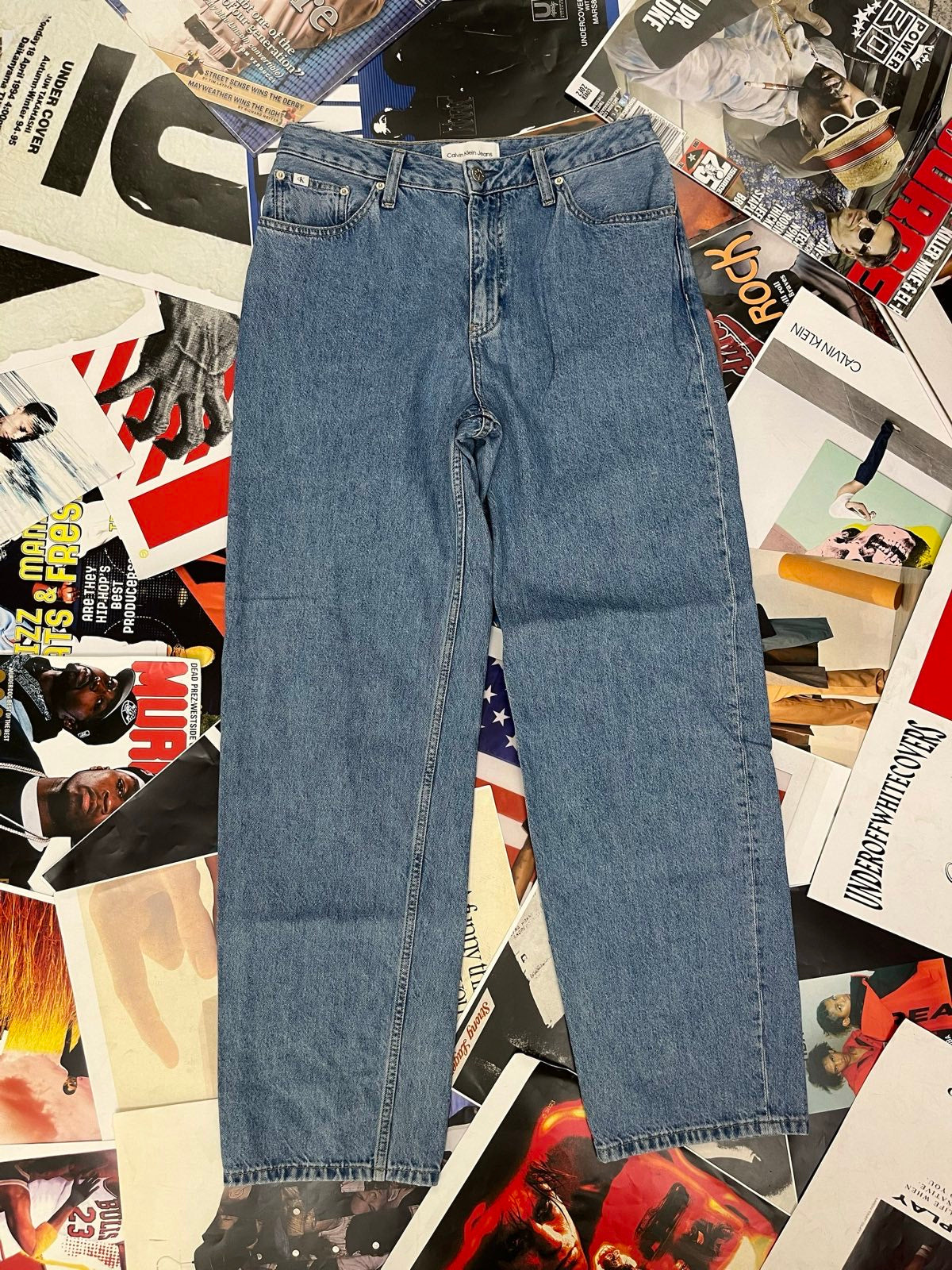 (M) Calvin Klein džíny modré