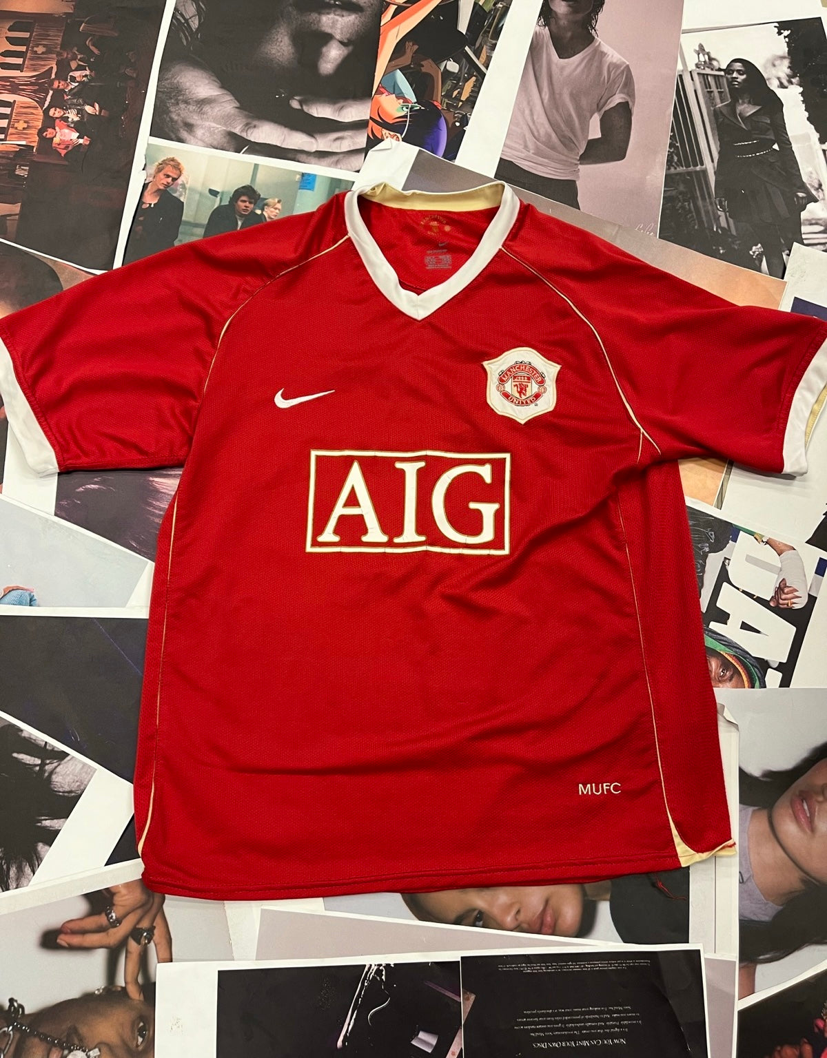 (M) AIG červený dres Nike