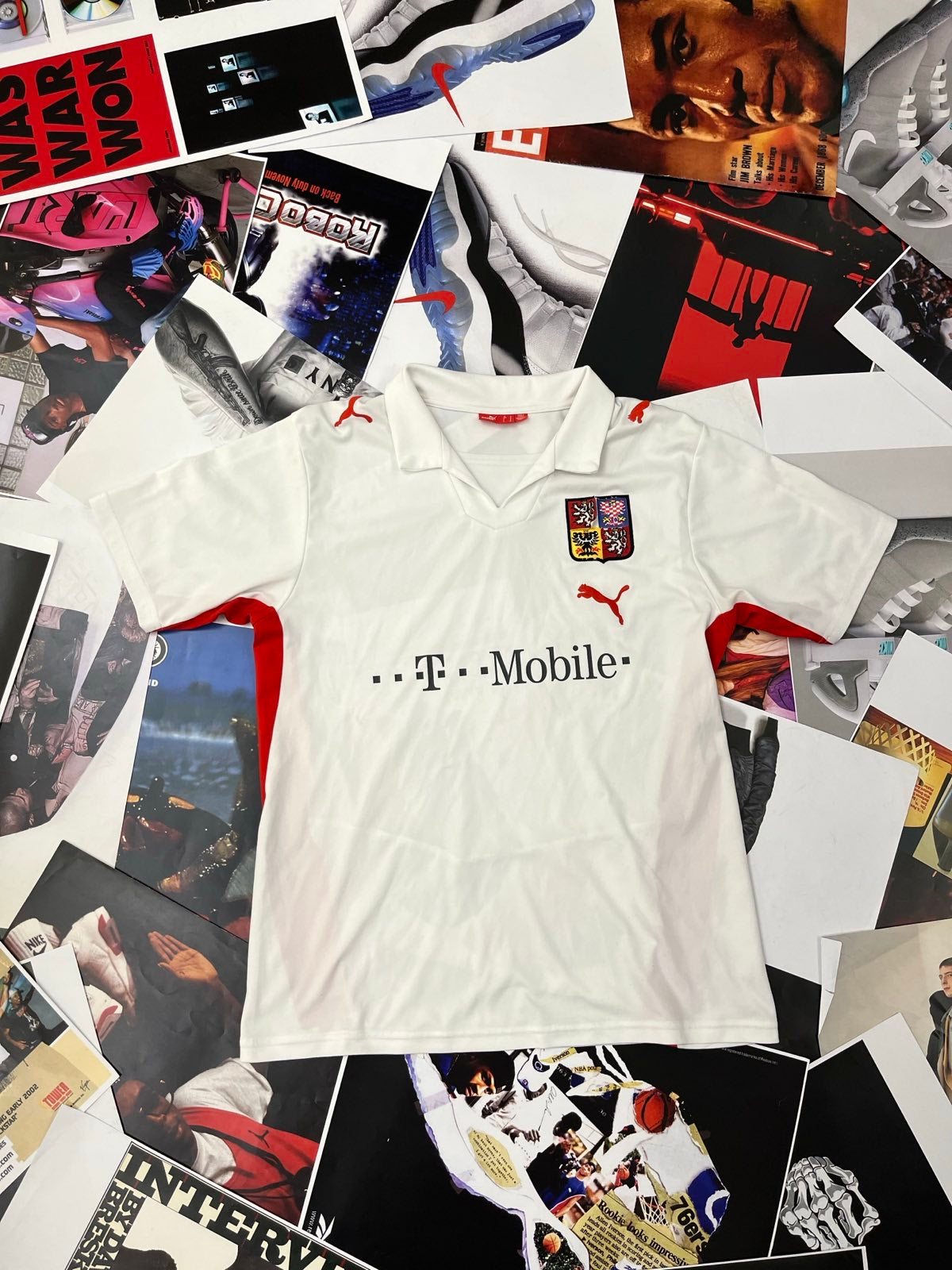 ČR repre x Puma DRES bílý s nápisem T–Mobile na přední straně M