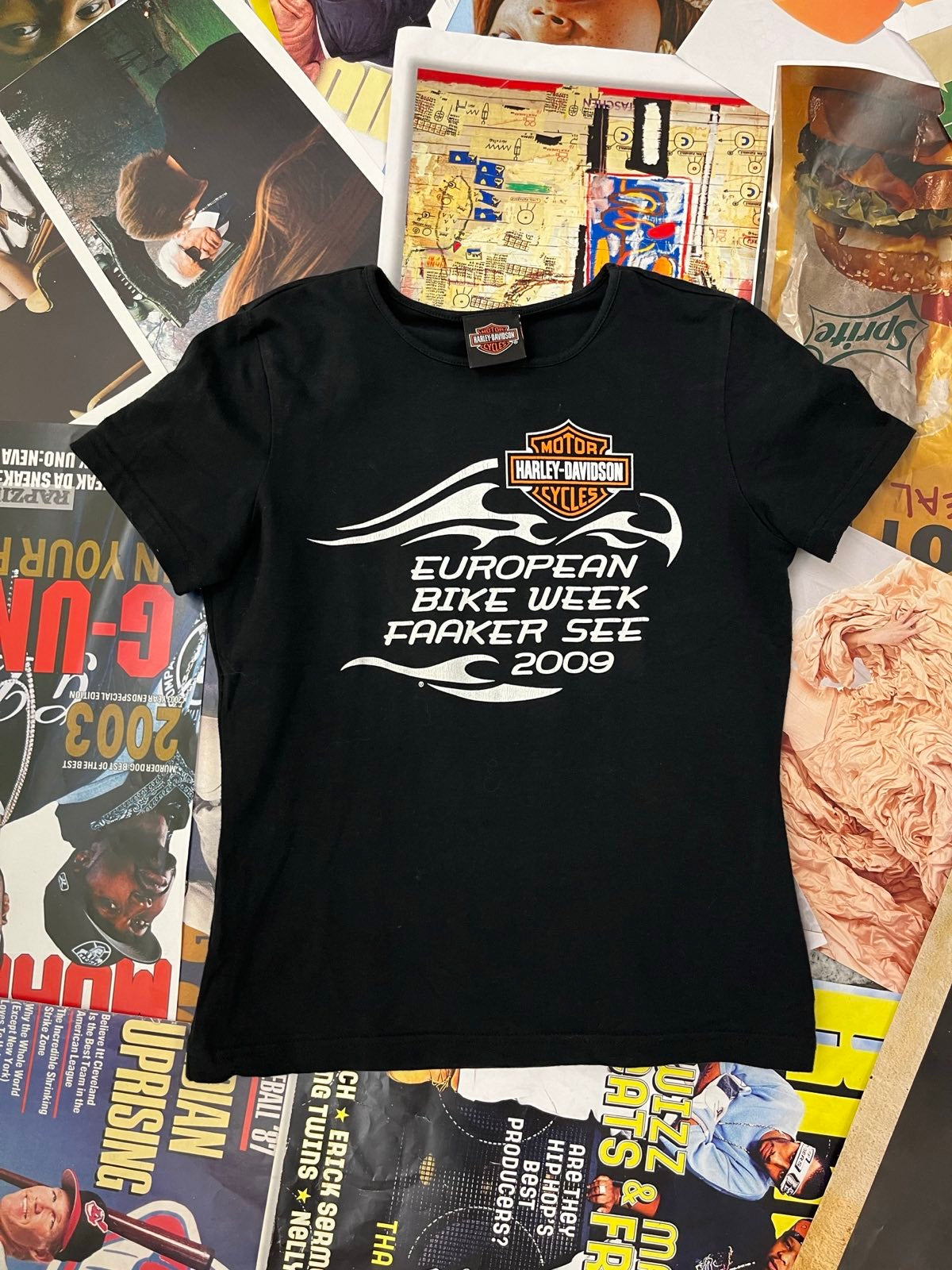 (S) Harley Davidson tričko dámské černé