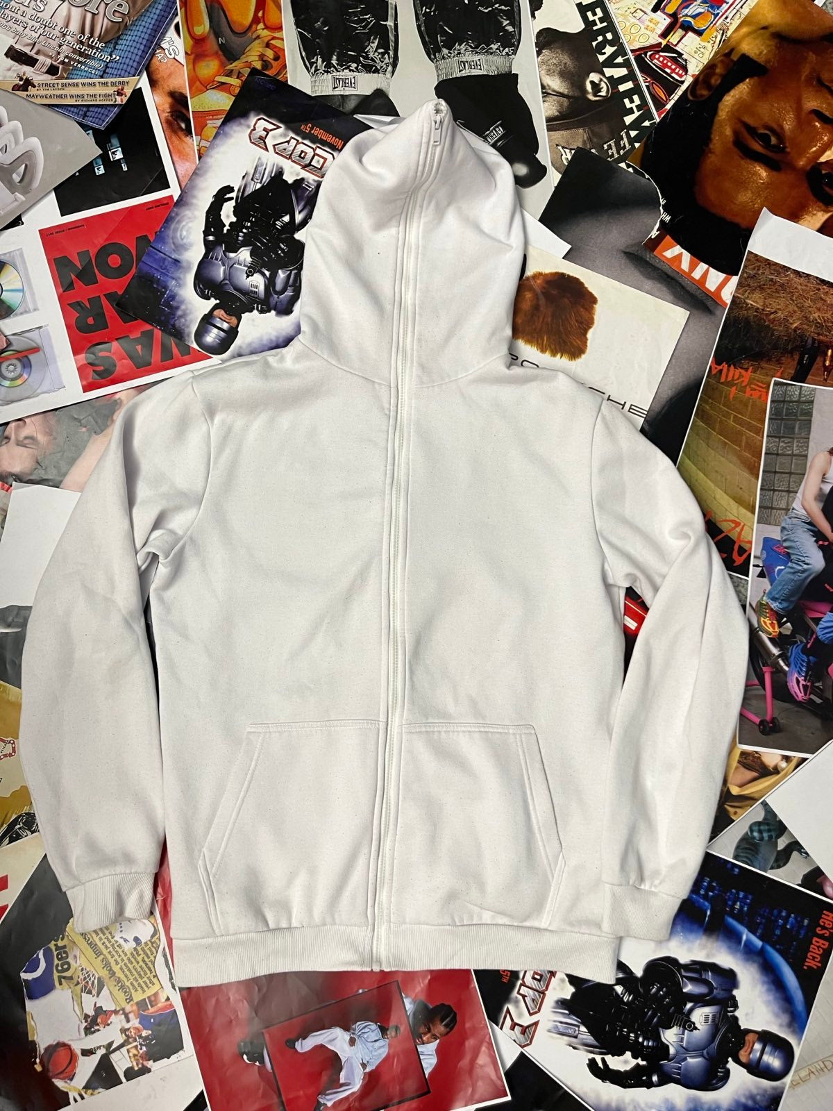 (2XL) Fishbone mikina bílá full zip