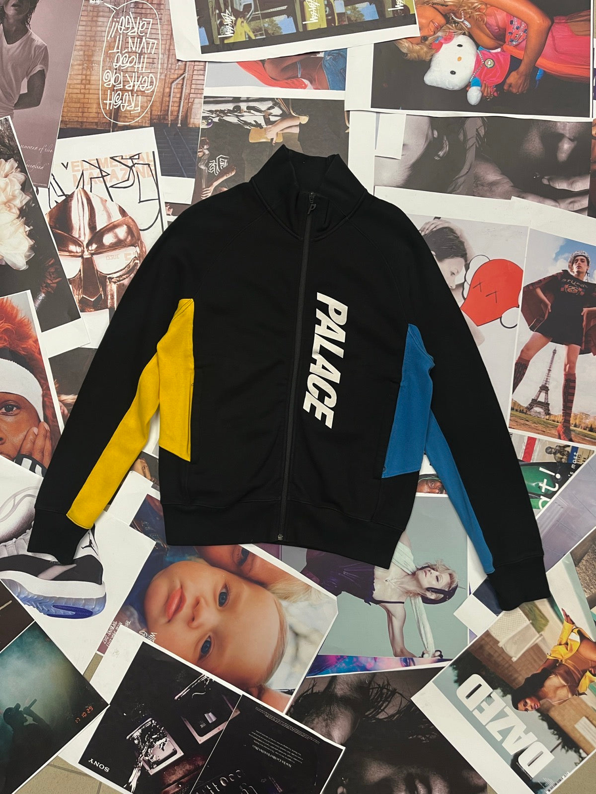 (M) PALACE Mix Up Track Top mikina černá