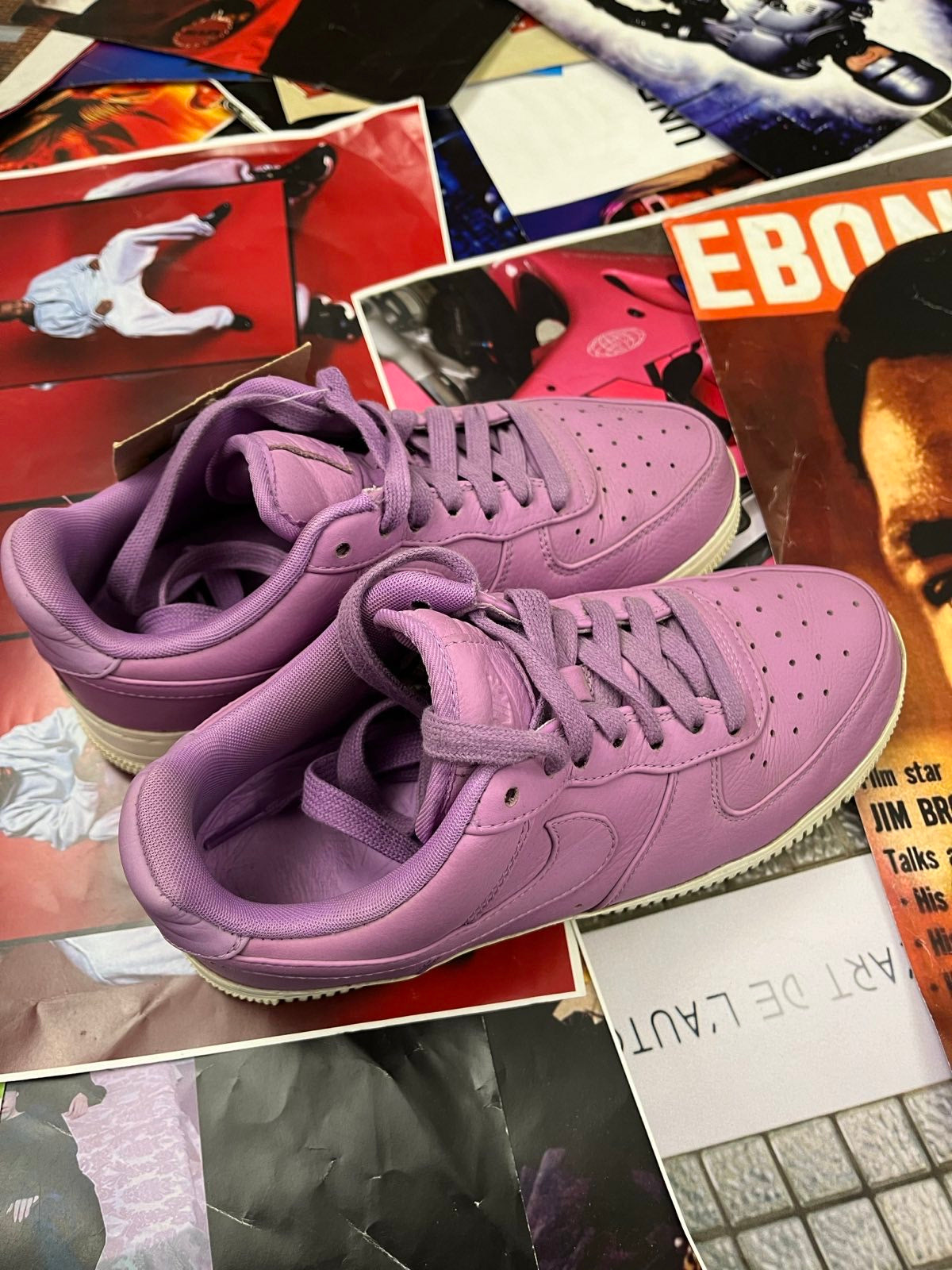 (38,5) NIKE AirForce tenisky fialové