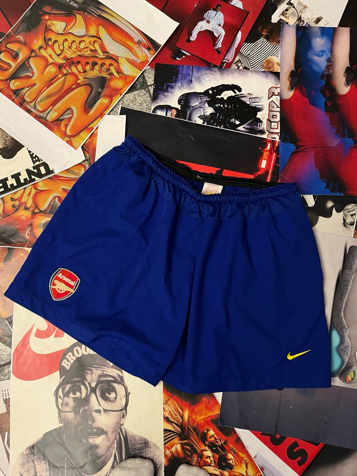 (2XL) Nike x Arsenal kraťasy modré pánské