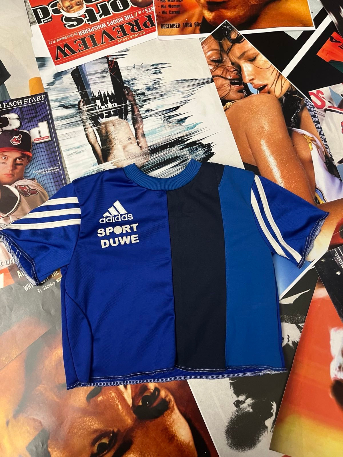 Reworked TOP Adidas Sport Duwe tmavě modrý S