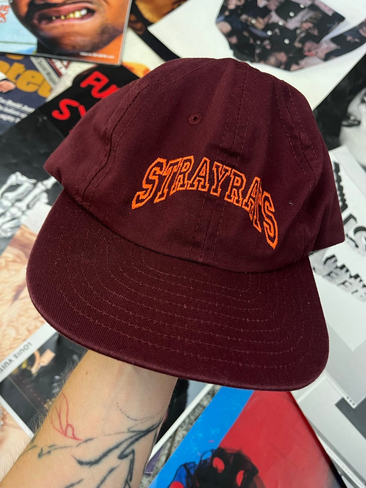 Kšiltovka Strayrats vínová