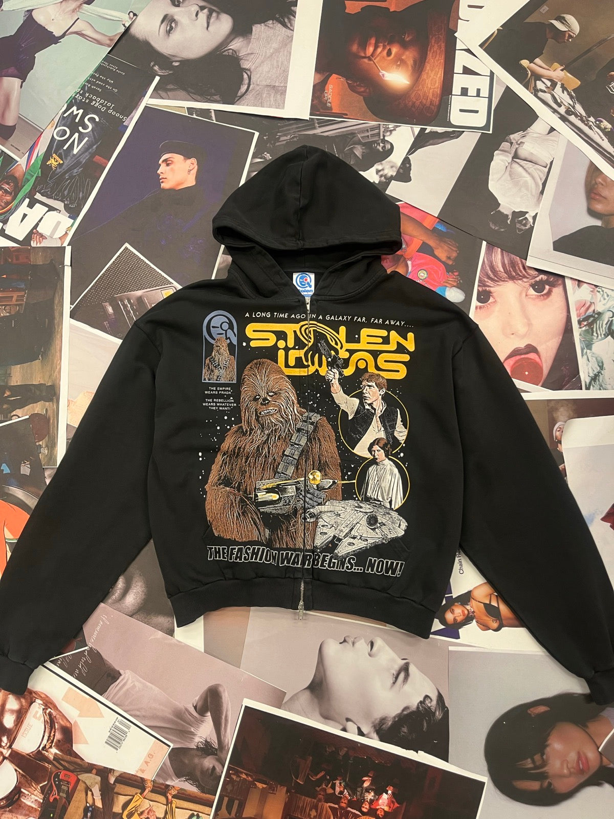 (M) Mikina STAR WARS černá na zip