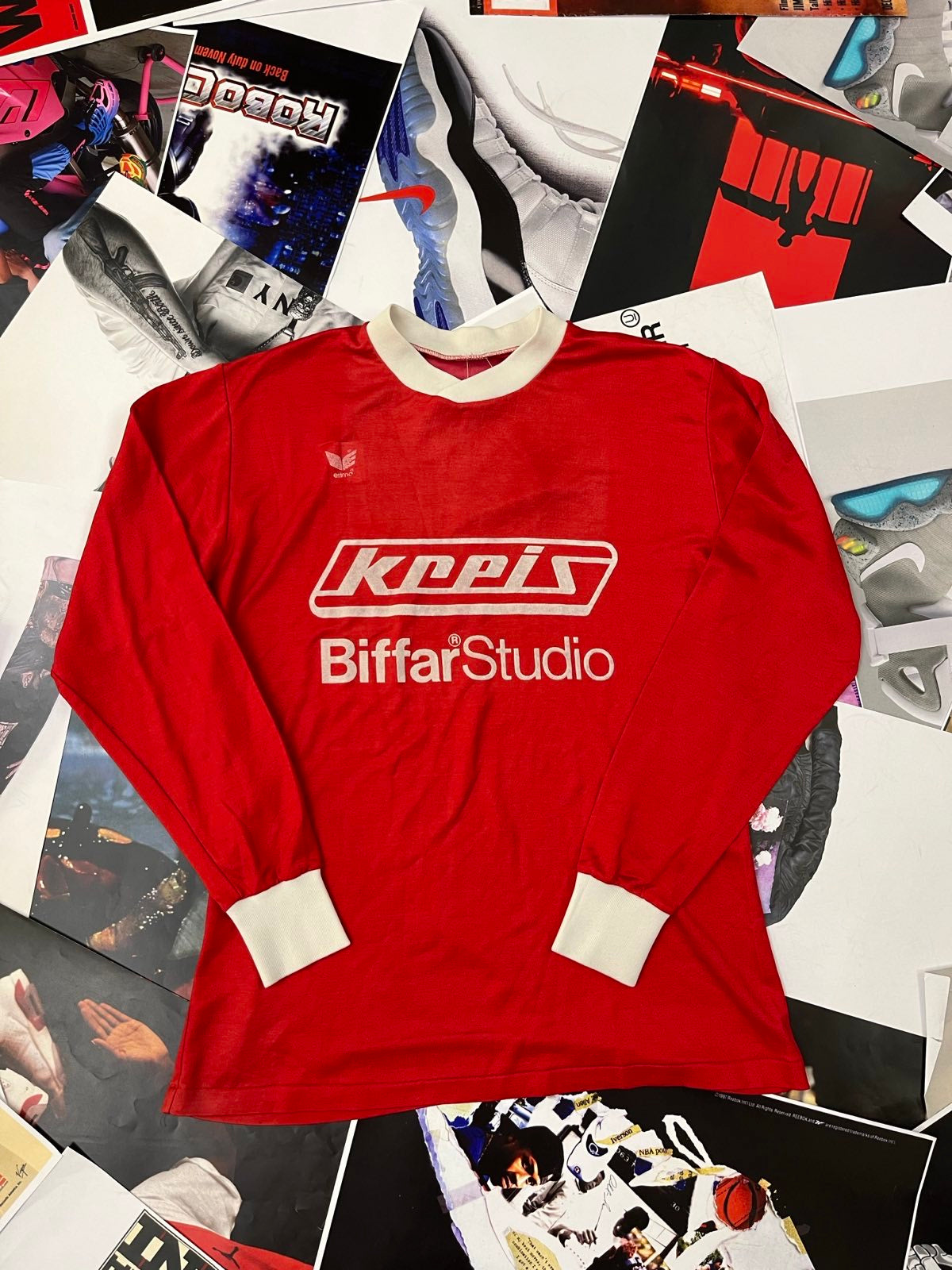 Biffar Studio Dres červený 1980's M