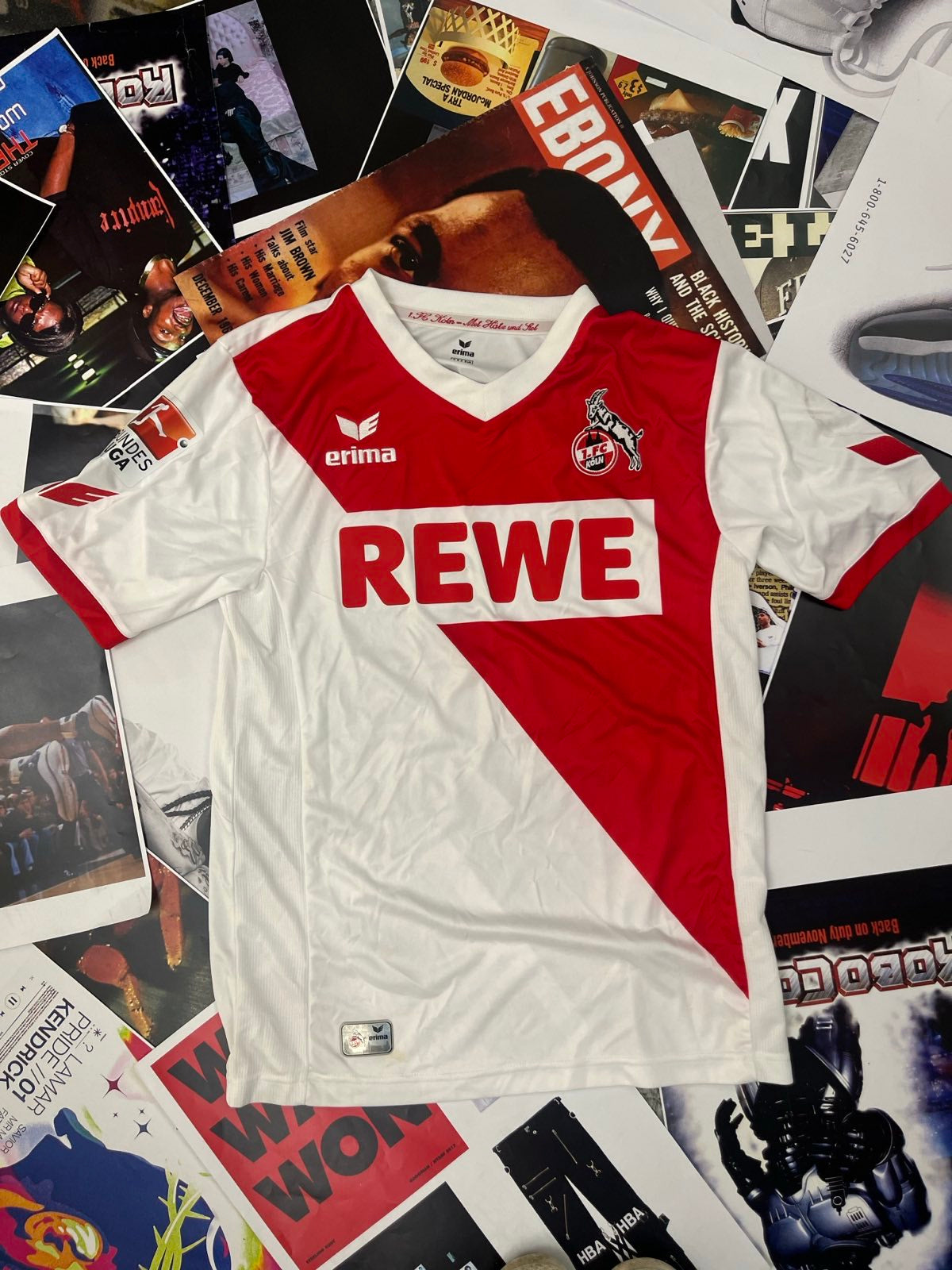 FC Köln x Erima DRES červenobílý s nápisem REWE na přední straně M
