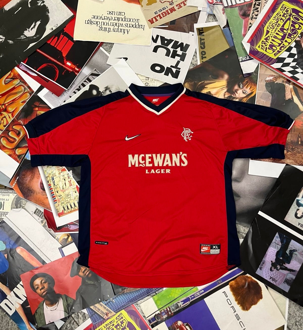 Rangers x Nike DRES červeno černý Gatusso 8 na zádech XL