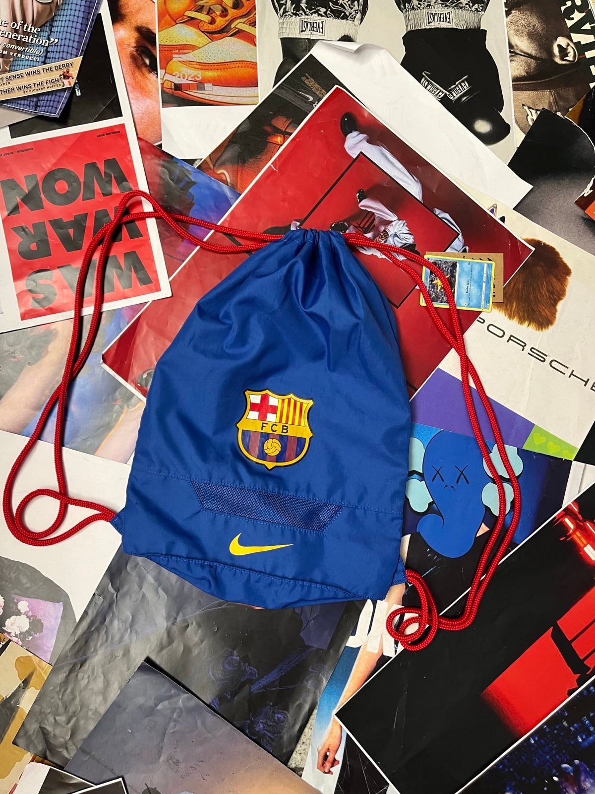 Pytel na záda (baťůžek) FC BARCELONA modrý