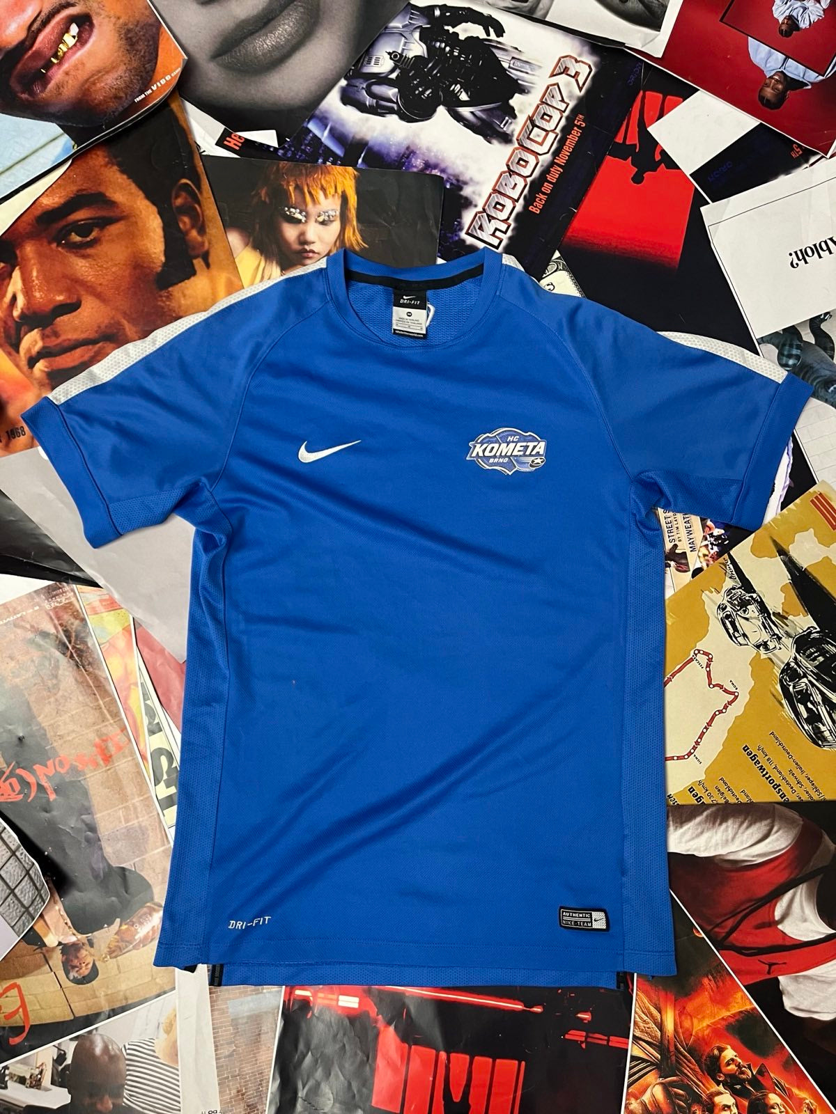 (M) Nike x KOMETA BRNO DRES modrý