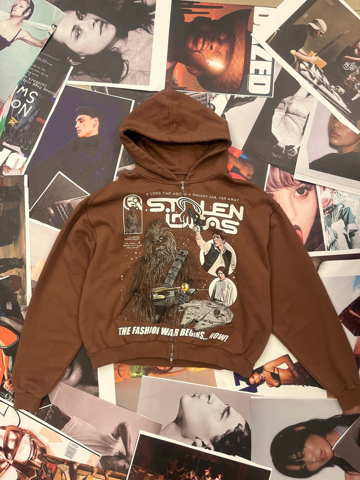 (M) Mikina STAR WARS hnědá na zip, The fashion war begins... now!