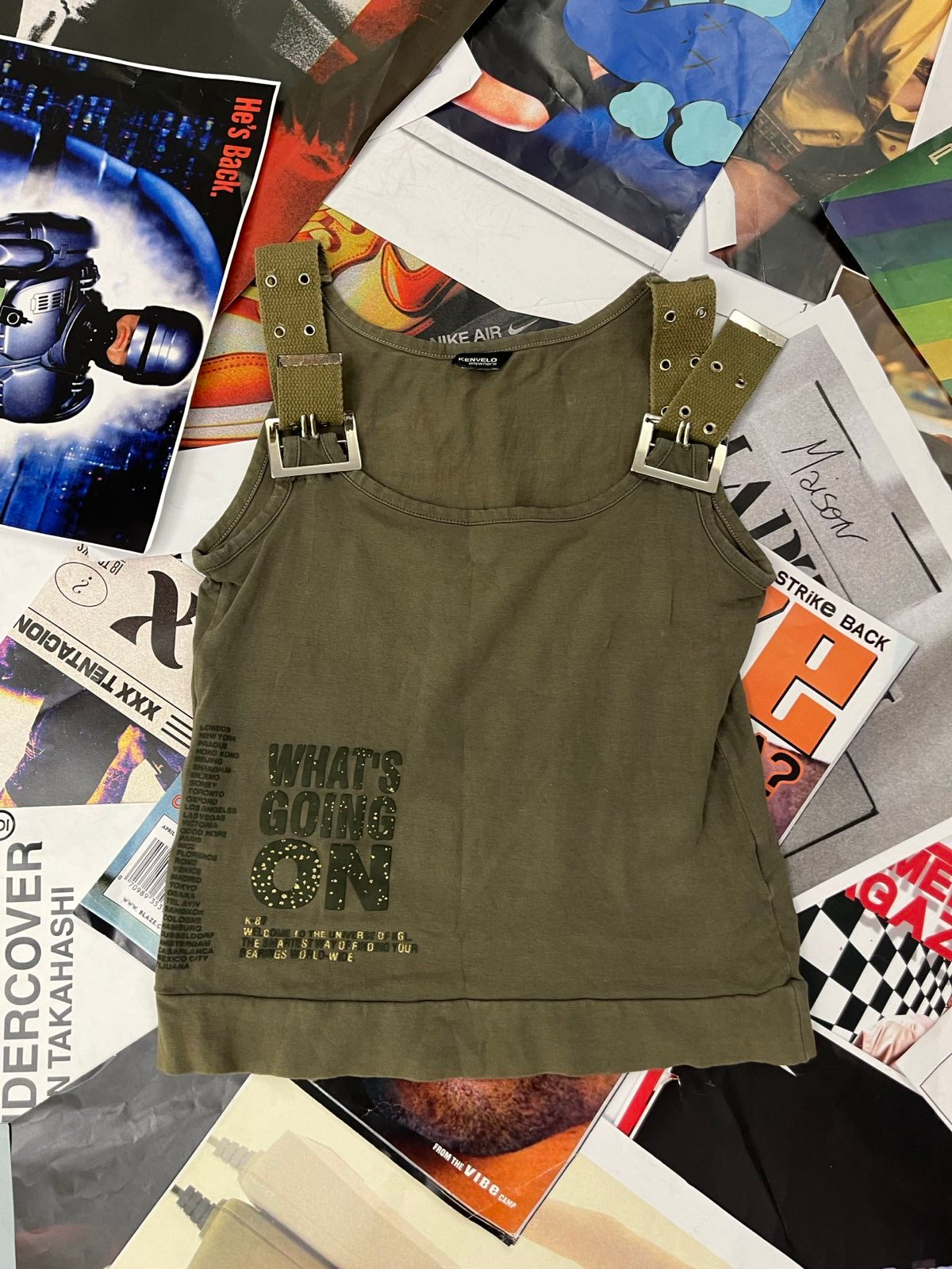 (M) KENVELO top army zelené  Whats going on