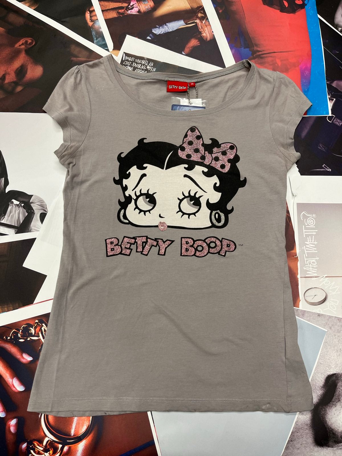 (M) Betty BOOP dámské triko šedé