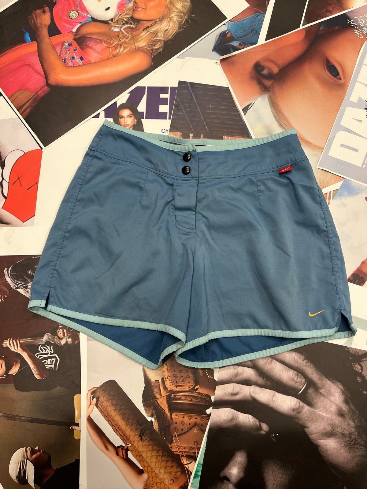 (M) Nike kraťasy sportovní dámské tyrkysové