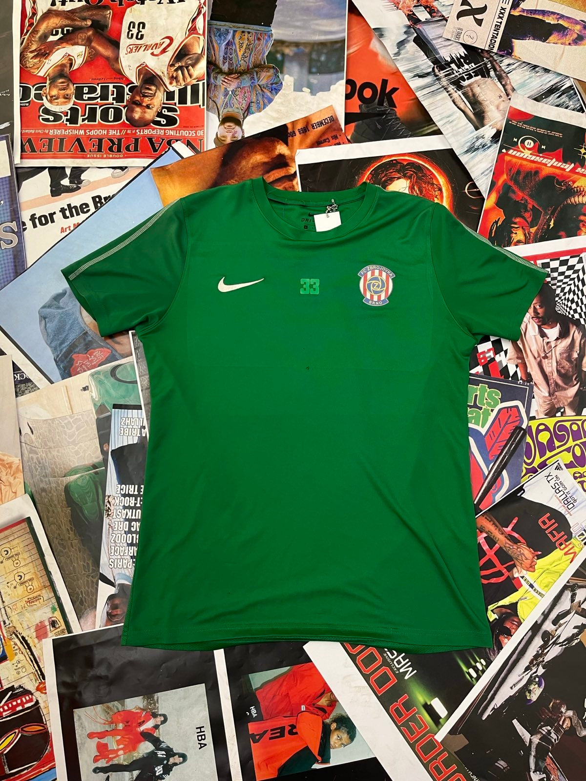 (L) Dres zelený Nike x Zbrojovka Brno