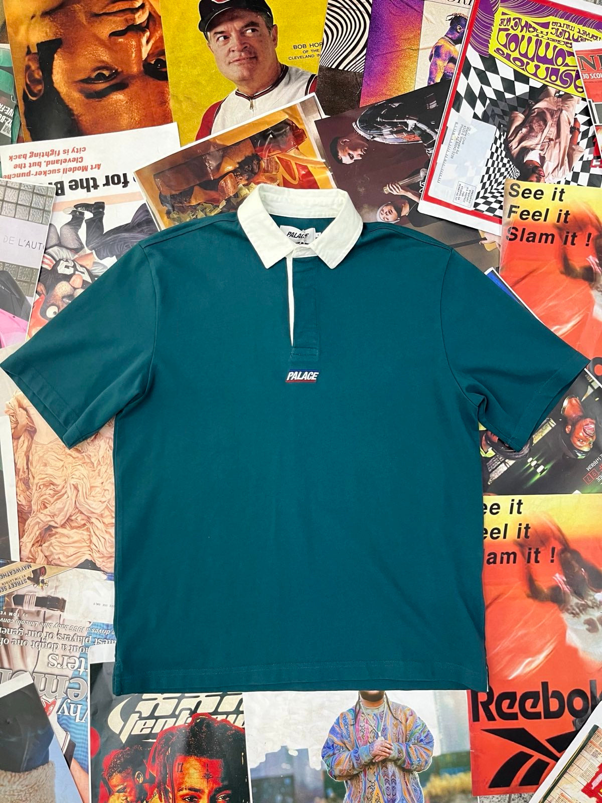(S) Palace Wide Rugby Polo