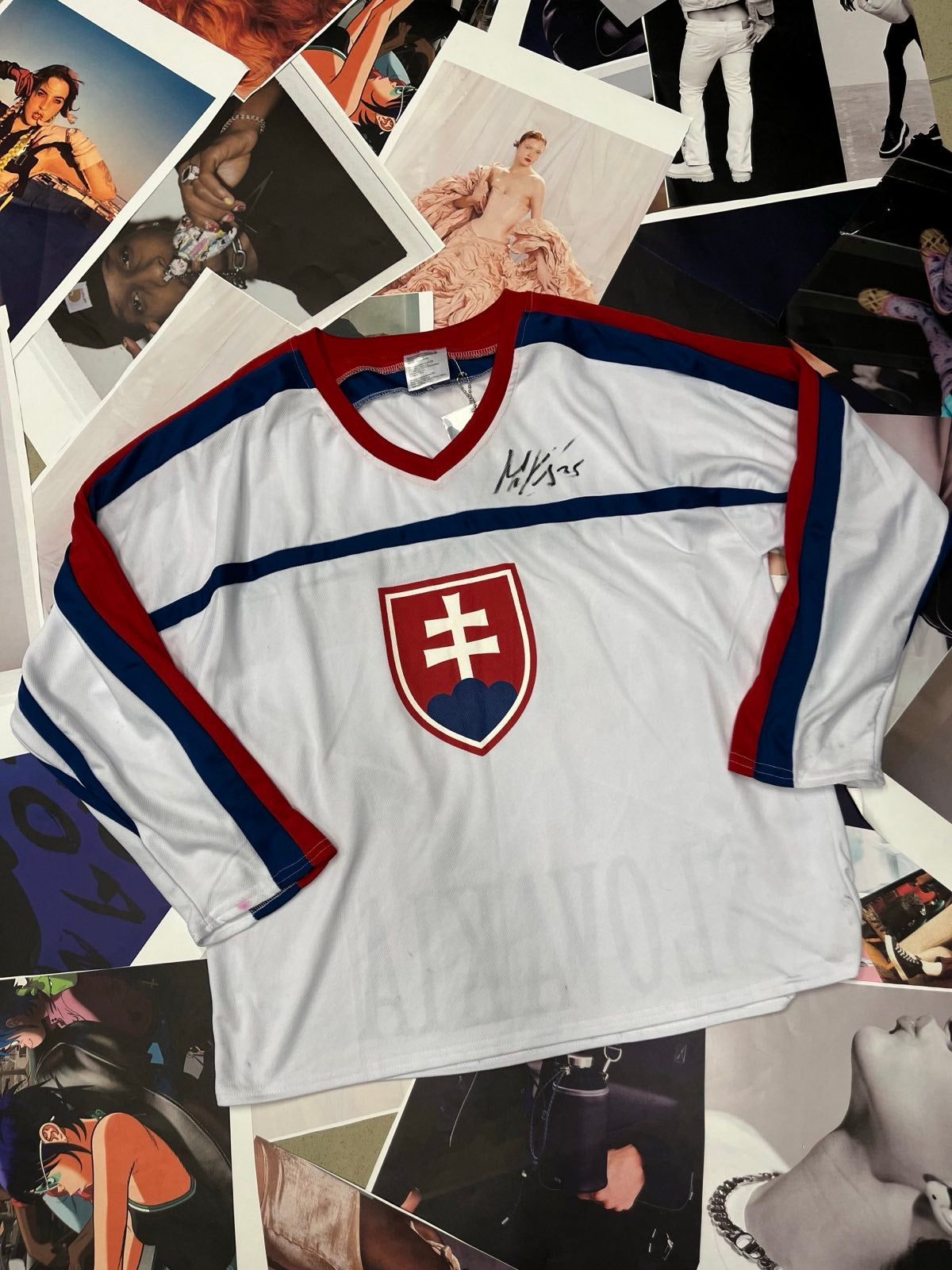 (L) Hokejový dres Slovensko podepsaný