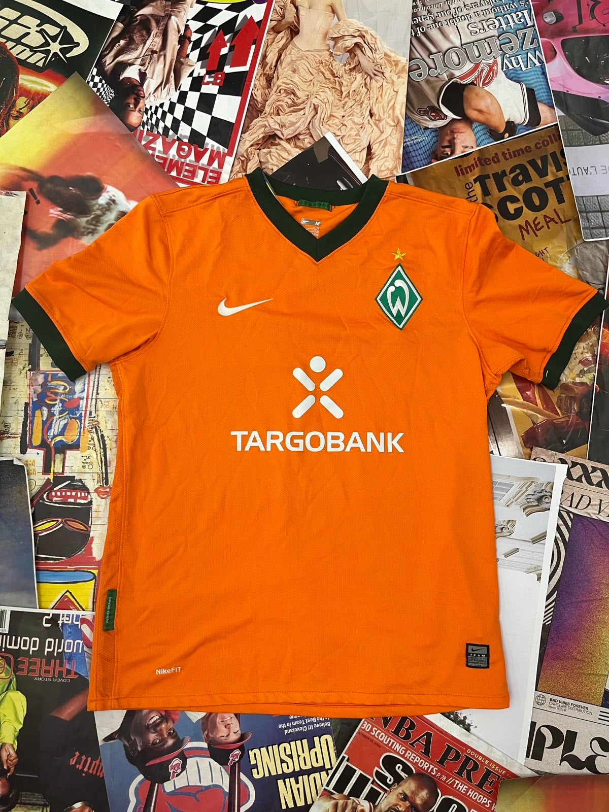 (M) Nike oranžový werder dres