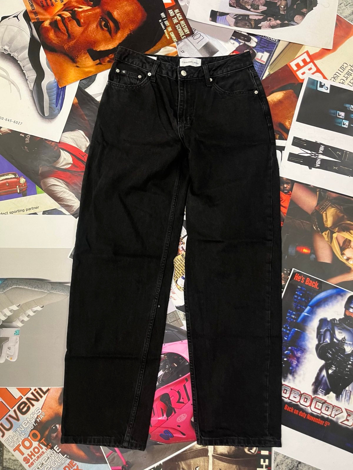 Calvin Klein Jeans džíny černé