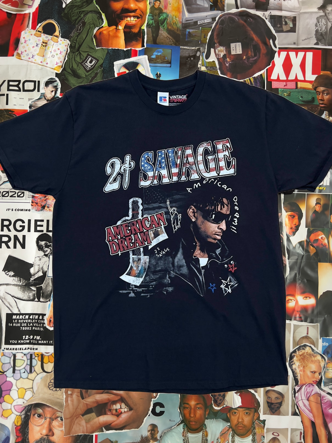 Triko BOOTLEG 21 Savage černé
